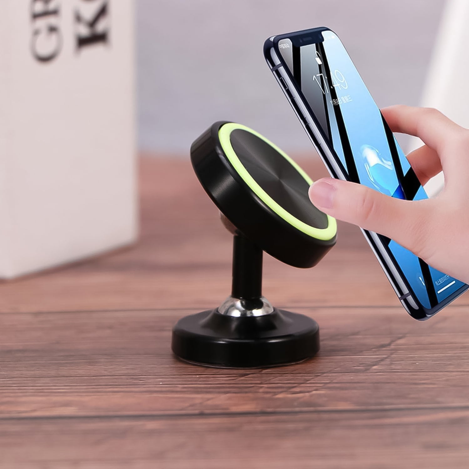 360° Rotating Magnetic Phone Holder Stand (1 Pc) 360° Rotating Magnetic Phone Holder Stand (1 Pc)